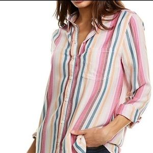 BeachLunchLounge Striped Button Up